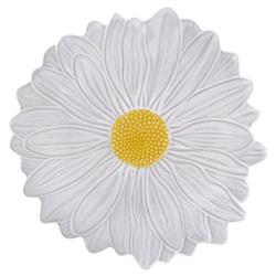 Maria Flor French White Stoneware Fruit Plates - Set of 4