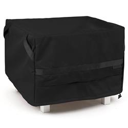 Outdoor Side &amp; End Table Black Square Cover