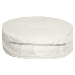 Outdoor Daybed Beige Round Furniture Storage Cover