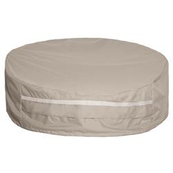 Outdoor Daybed Brown Round Furniture Storage Cover