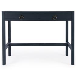 Allura Modern Classic Blue Wood Desk