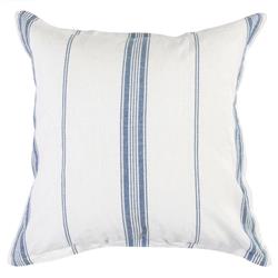 Jarrah Coastal Beach Blue Striped Linen Sham - Standard
