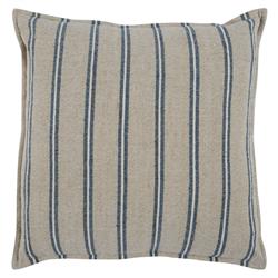 Dashiel Modern Classic Natural Striped Linen Throw Pillow - 26x26