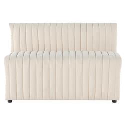 Leo Modern Classic Beige Performance Tufted Dining Bench