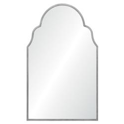 Tangier Global Bazaar Antique Silver Leaf Arch Wall Mirror