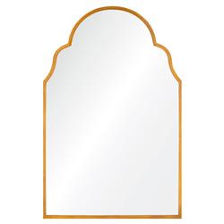 Tangier Modern Classic Antique Gold Leaf Arch Wall Mirror