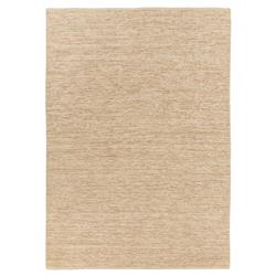 Nakeru Coastal Beach Beige Solid Natural Jute Rug - 2&#39;x3&#39;