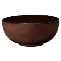 L'Objet Terra Modern Classic Red Porcelain Salad Bowl
