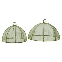 Rachel Green Woven Sinamay Round Serveware Food Cover - Set of 2
