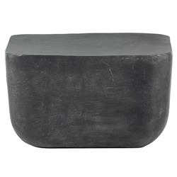 Artemio Industrial Loft Dark Grey Aluminum Square Outdoor End Table