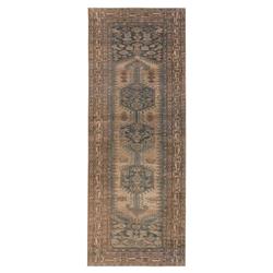 Ayden Global Bazaar Brown Ushak Patterned Rug - 4'x8'