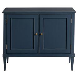 Cerise Updated Traditional Blue Oak Wood Sideboard