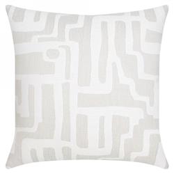 Noble Modern Classic Alabaster Indoor Outdoor Throw Pillow - 20x20