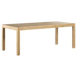 Isaac Rustic Lodge Brown Wood Rectangular Dining Table - 78"