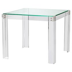 Gwenyth Modern Classic Acrylic Hinge Game Table