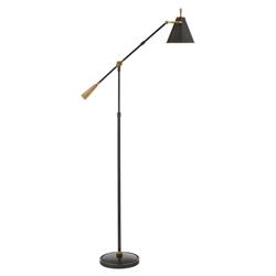 Visual Comfort Goodman Modern Bronze Brass Task Floor Lamp