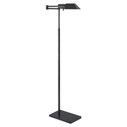 Visual Comfort Studio Modern Classic Bronze Metal Swing Arm Floor Lamp