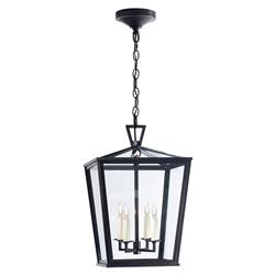 Visual Comfort Darlana Modern Bronze Metal Hanging Outdoor Pendant - Small