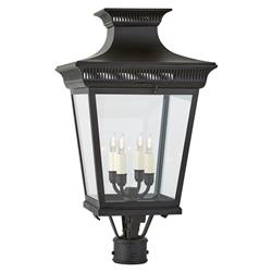 Visual Comfort Elsinore French Black Outdoor Post Lantern