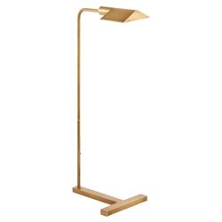 Visual Comfort William Pharmacy Industrial Antique Brass Metal Task Floor Lamp
