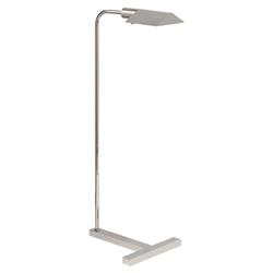Visual Comfort William Pharmacy Industrial Loft Polished Nickel Task Floor Lamp