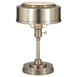 Visual Comfort Henley Industrial Loft Antique Nickel Metal Task Lamp