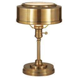 Visual Comfort Henley Industrial Loft Antique Brass Metal Task Lamp