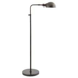 Visual Comfort Old Pharmacy Modern Bronze Dome Adjustable Task Floor Lamp