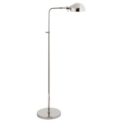 Visual Comfort Old Pharmacy Polished Nickel Dome Adjustable Task Floor Lamp