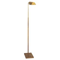 Visual Comfort Studio Modern Classic Antique Brass Metal Adjustable Floor Lamp