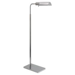 Visual Comfort Studio Modern Classic Polished Nickel Metal Adjustable Floor Lamp