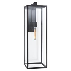 Visual Comfort Fresno Modern Aged Iron Long Outdoor Wall Sconce