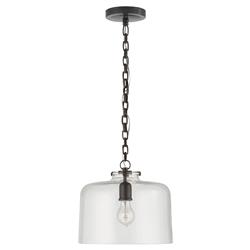 Visual Comfort Katie Modern Classic Bronze Metal Glass Dome Pendant