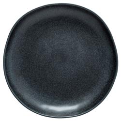 Livia Modern Classic Matte Black Stoneware Dinner Plate - Set of 4