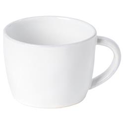 Livia Modern Classic White Stoneware Mug - Set of 4