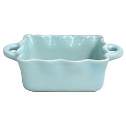 Cook &amp; Host Modern Blue Stoneware Square Baking Dish