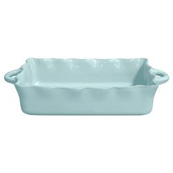 Cook &amp; Host Modern Blue Stoneware Rectangular Baking Dish