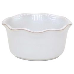 Cook &amp; Host Modern White Stoneware Oval Ramekin - Set of 4