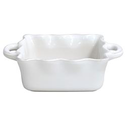 Cook &amp; Host Modern White Stoneware Square Baking Dish