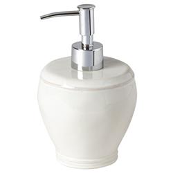 Fontana Modern Classic White Glazed Stoneware Soap Pump