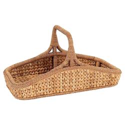 Tara Coastal Beach Natural Handwoven Rattan Decorative Basket
