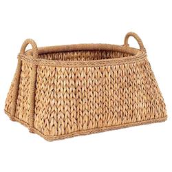 Tara Coastal Beach Natural Handwoven Rattan Floor Basket