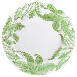 Freya French Country White Porcelain Green Floral Salad Plate