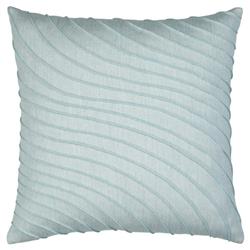 Tidal Coastal Beach Glacier Blue Indoor Outdoor Throw Pillow - 20x20