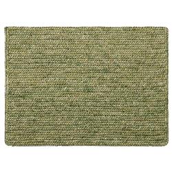 Emmy Coastal Beach Green Crochet Rectangular Placemat - Set of 4
