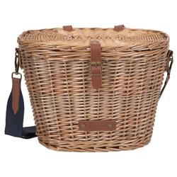 Caliph Coastal Beach Brown Wicker Bicycle Basket