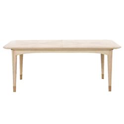 Bertram Modern Sand Oak Extendable Dining Table - 76-100&quot;W