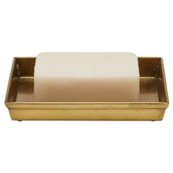 Pigeon and Poodle Hagen Modern Antique Brass Stainless Steel Soap Dish