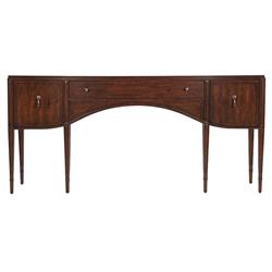 Arthur Updated Traditional Cherry Wood Curved Console Table