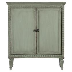 Clinton French Country Green Maple Wood 2 Door Sideboard